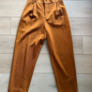 Zara Brunt Orange Trousers